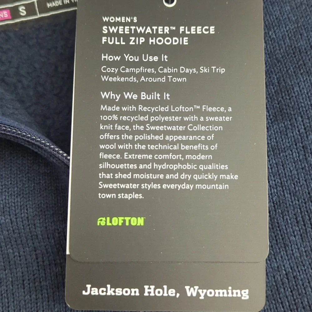 NWT Stio Sweetwater Fleece Full Zip Hoodie - Picture 5 of 6